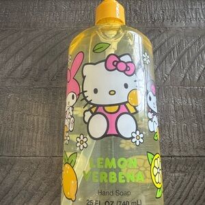Hello Kitty Lemon Verbena Hand Soap - Yellow and Pink 25 oz